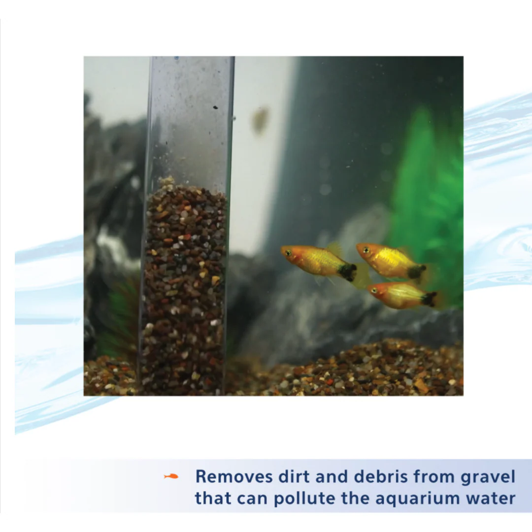 Aqueon Aquarium Siphon Vacuum Gravel Cleaner with Bulb - Image 6