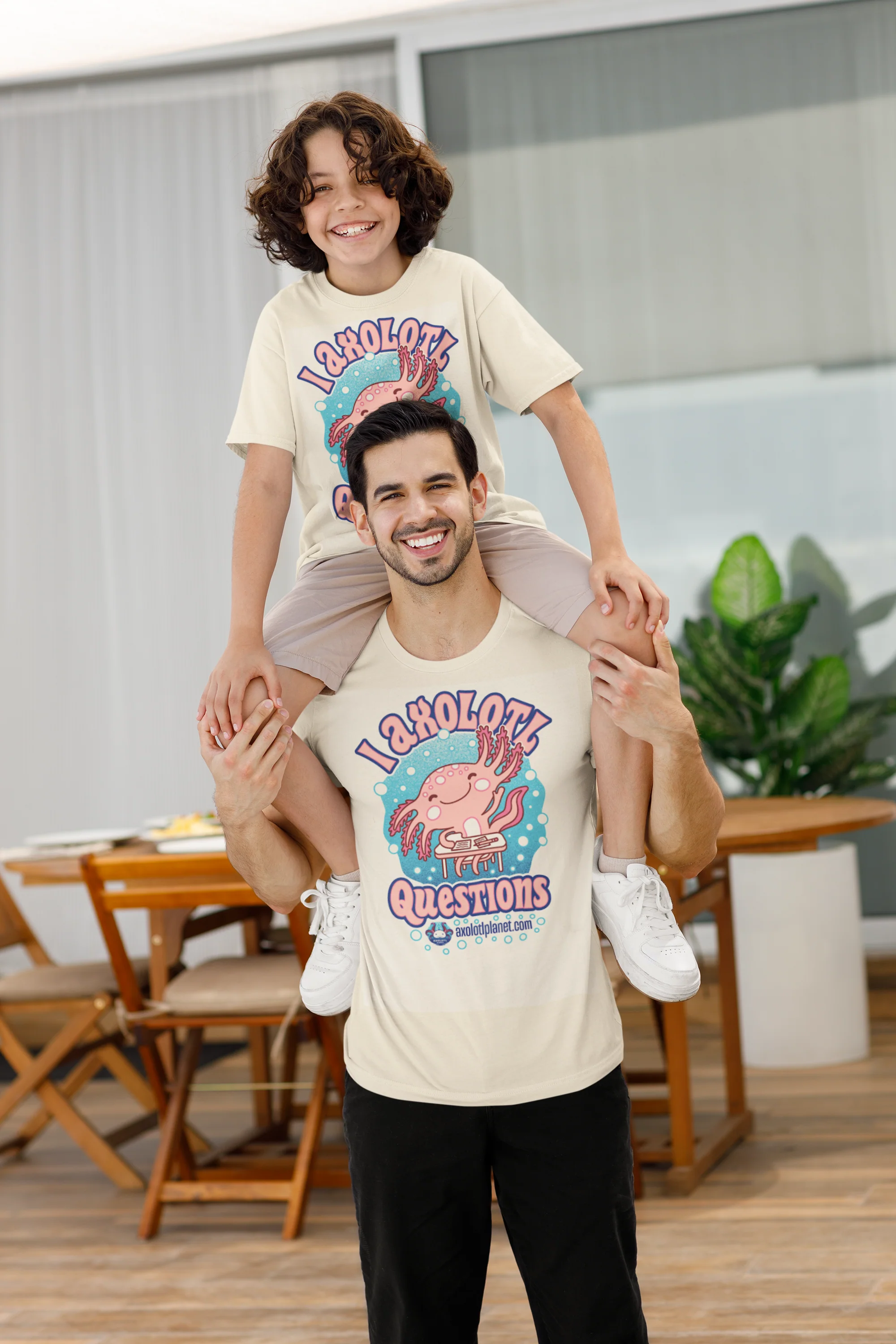 I Axolotl Questions T-Shirt - Image 4